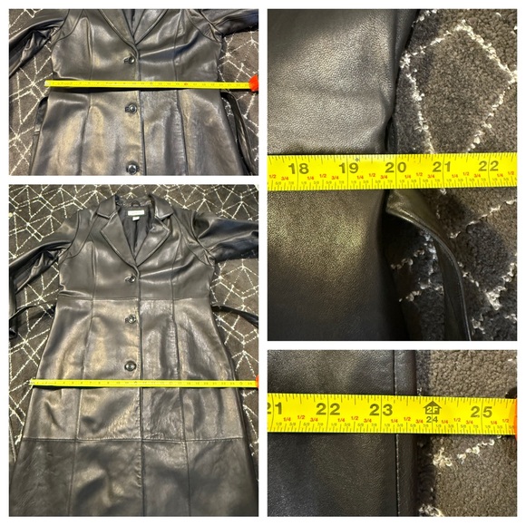Leather Trench Coat - Picture 7 of 12